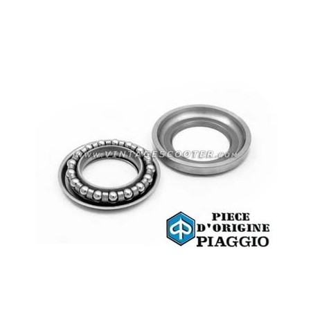 Cage a billes inférieure origine Piaggio (jeu complet) Vespa 125-200 PX